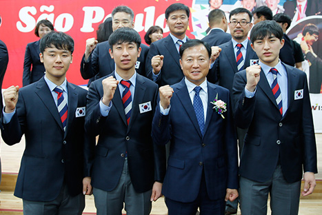 제43회 국제기능올림픽대회 국가대표선수단 결단식